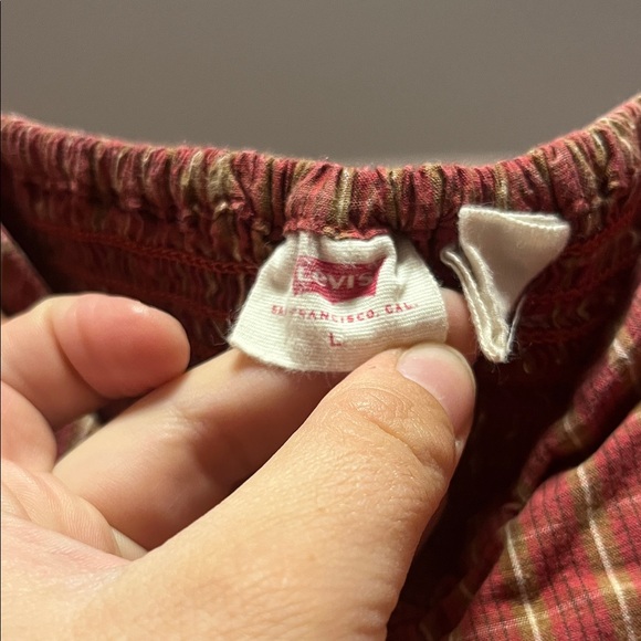 Levi's Rust Striped Blouse - Picture 2 of 6